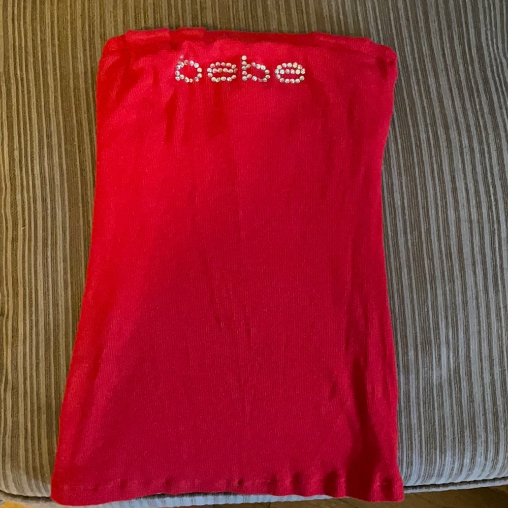 bebe logo tube top